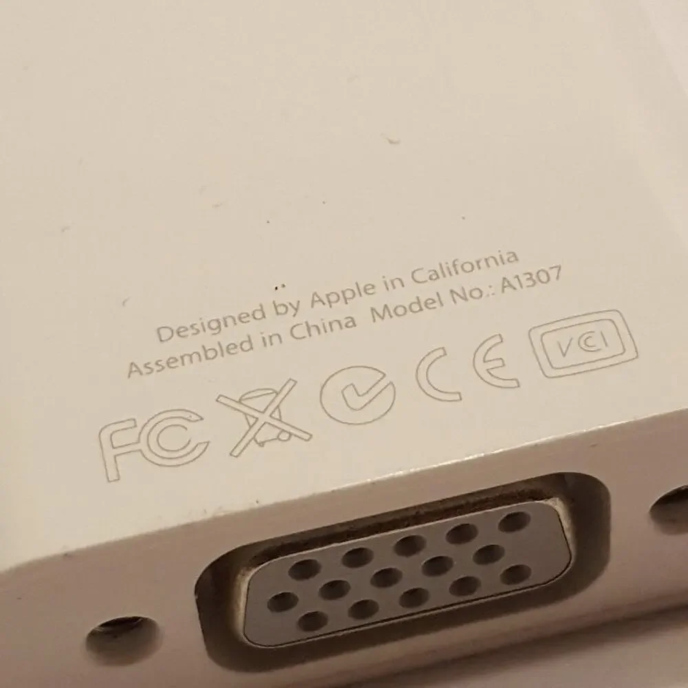 Apple model a1307
